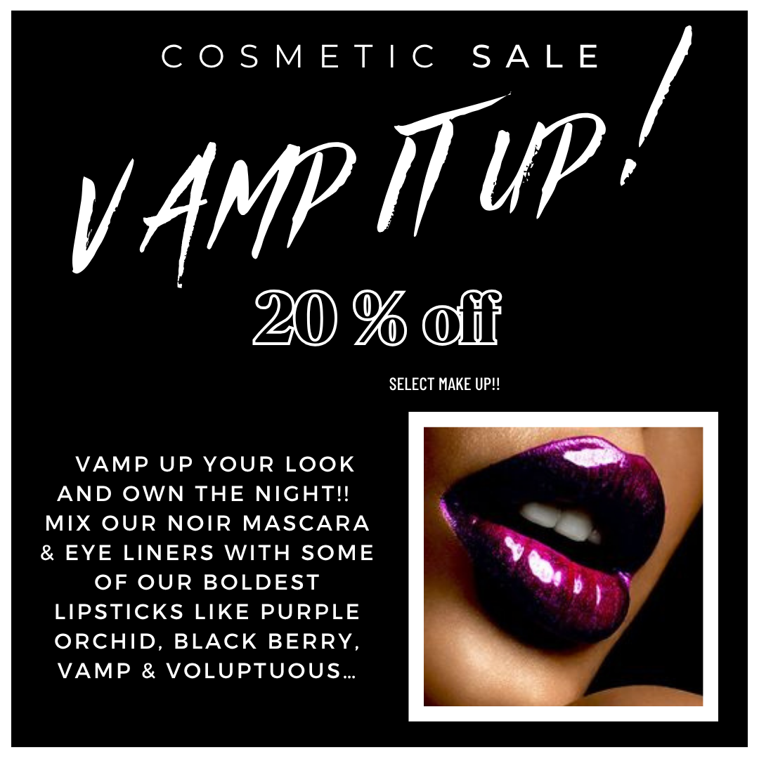72 HOUR SPOOKTACULAR MAKEUP SALE'S EVENT