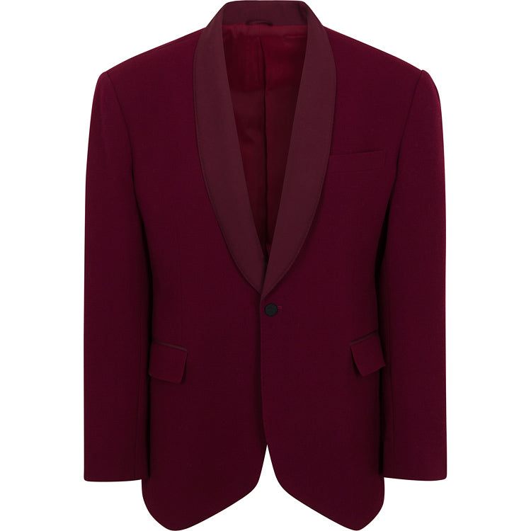 LUXE MEN'S TUXEDO JACKET BURGUNDY