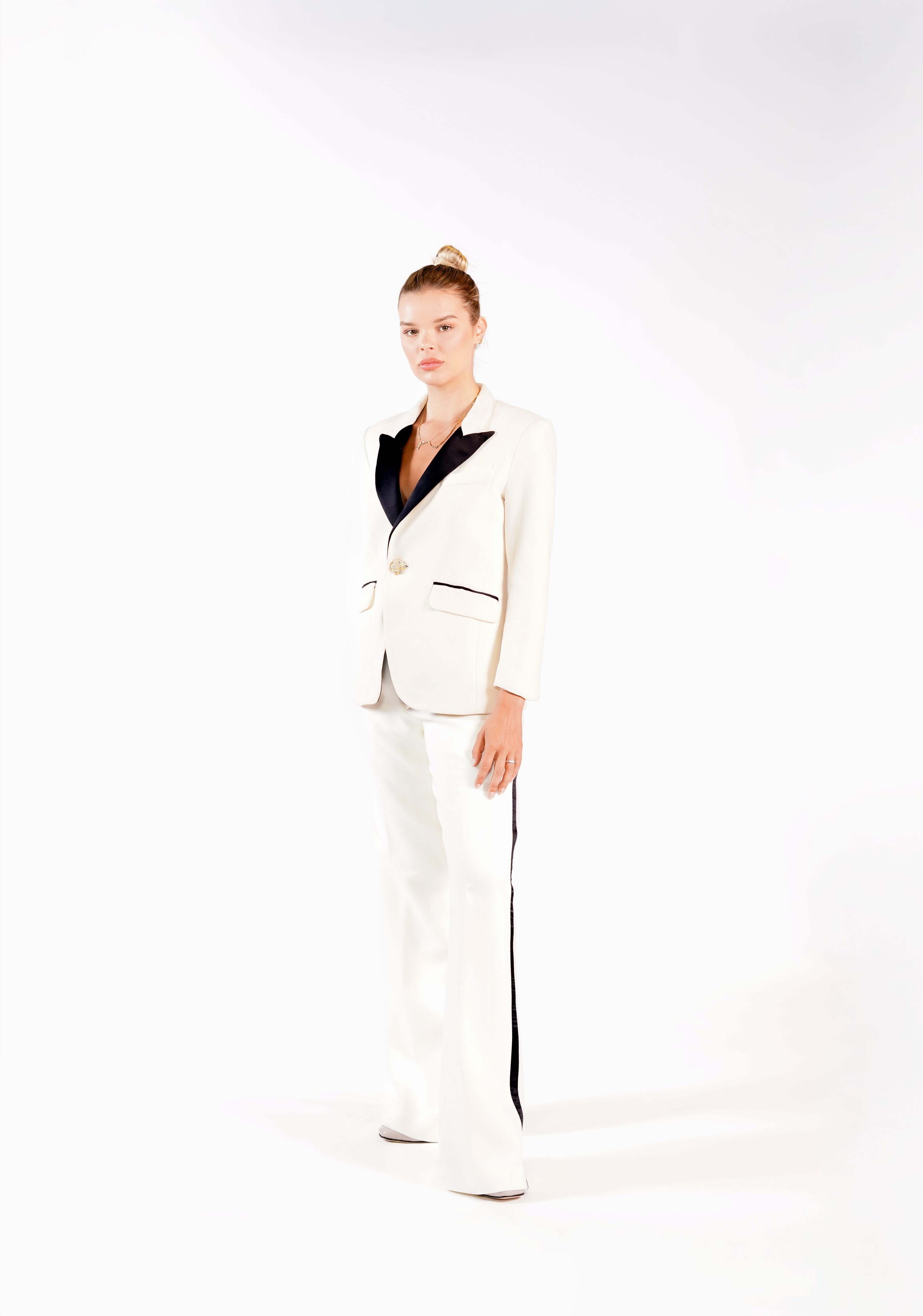 DIANA JACKET TUXEDO WHITE