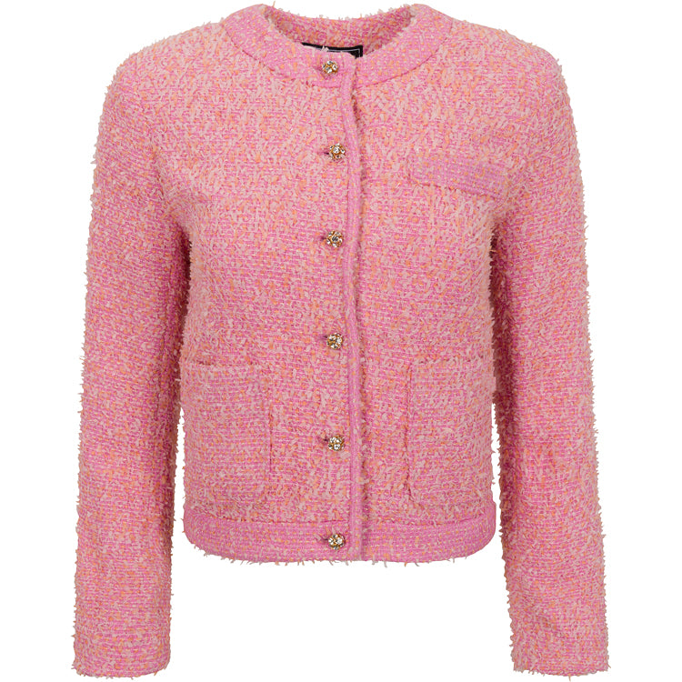 PINK BOUCLE JACKET